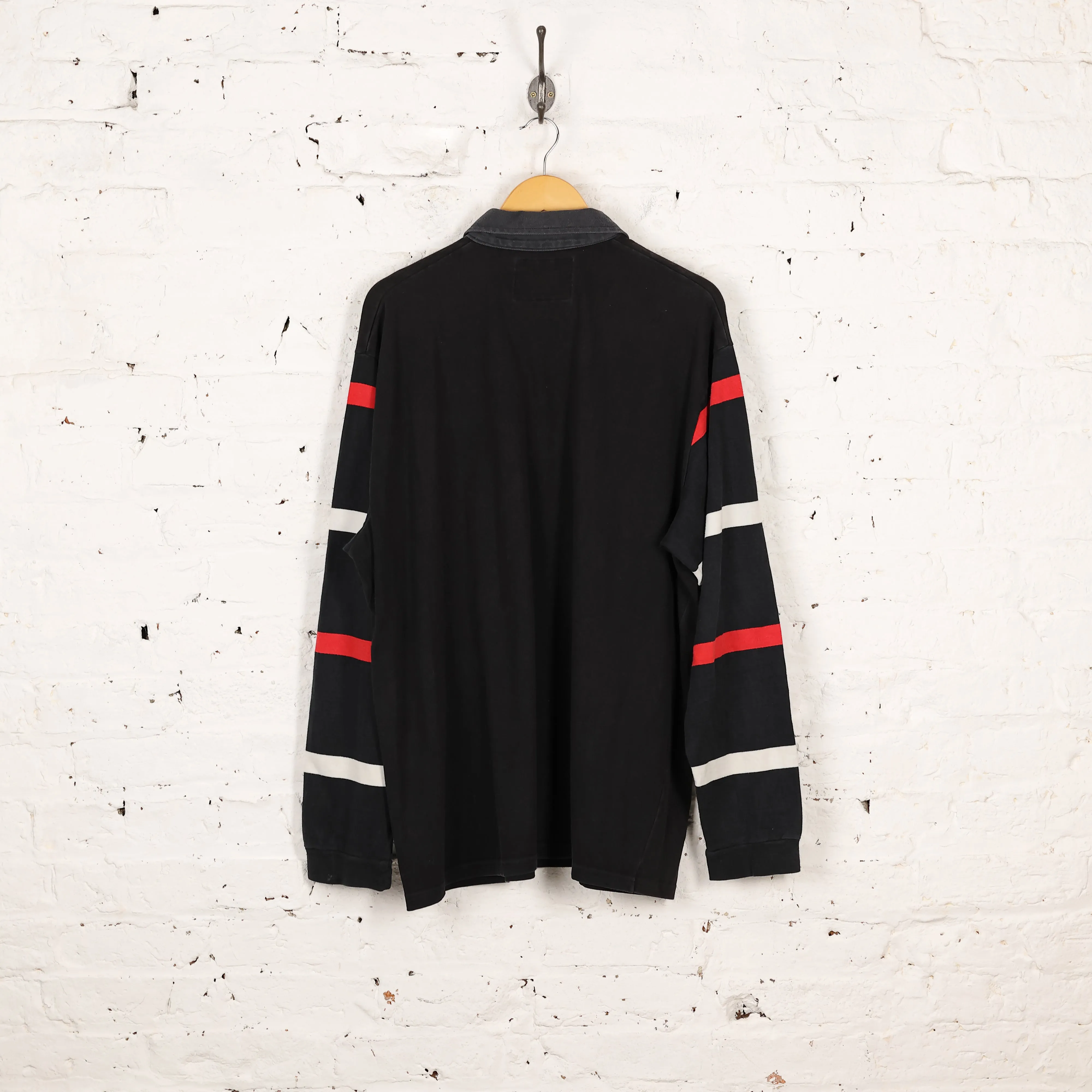 Cotton Oxford Saracens 1998 Rugby Shirt - Black - XL