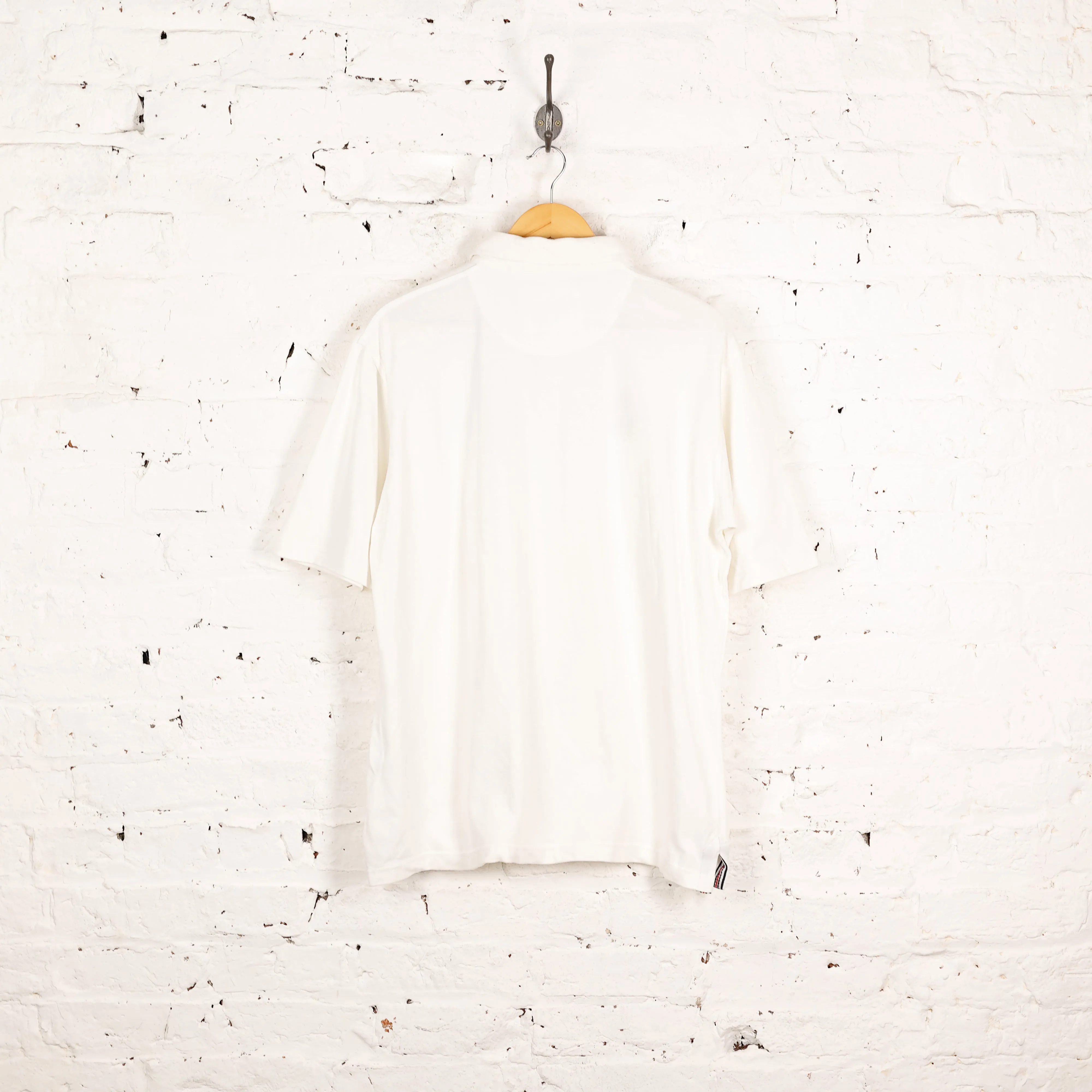 Cotton Traders England Rugby Polo Shirt - White - L