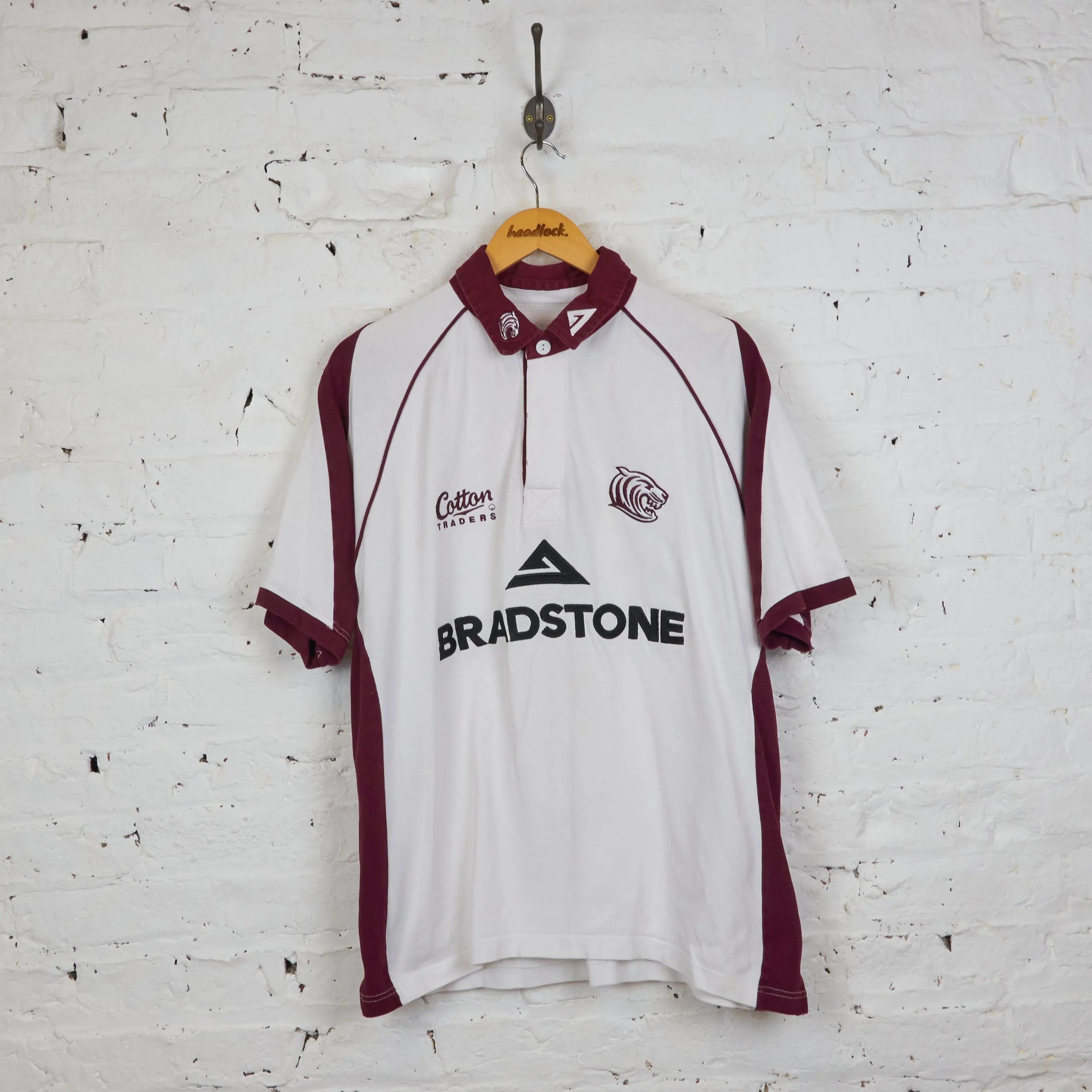 Cotton Traders Leicester Tigers Rugby Shirt - White - L