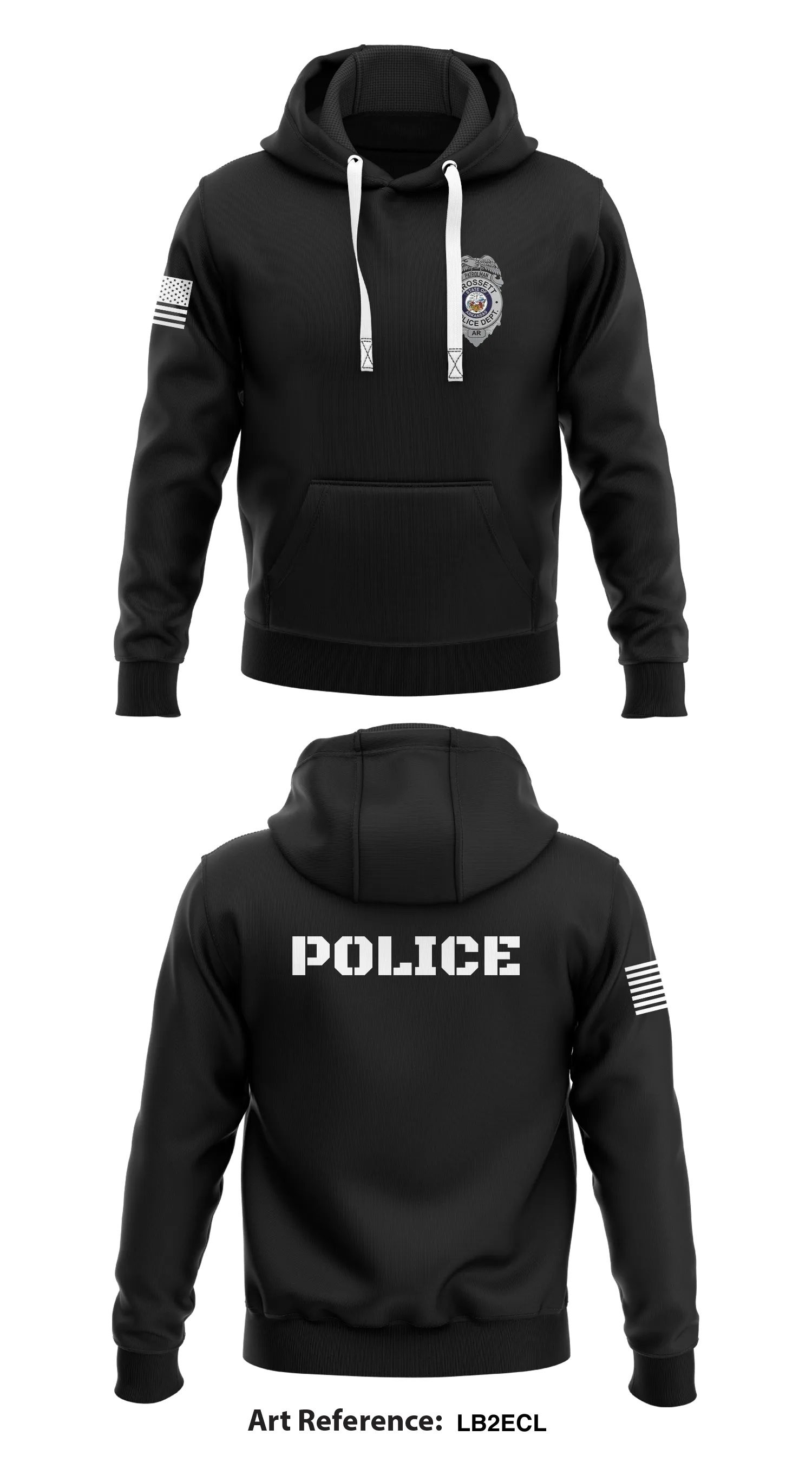 Crossett PD Store 1  Core Men's Hooded Performance Sweatshirt - Lb2eCL