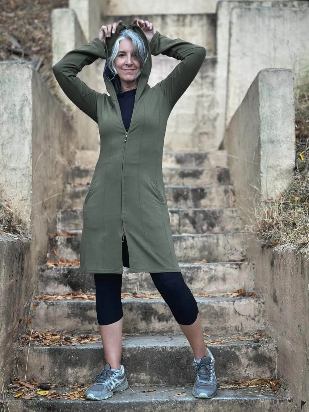 CU Bamboo Fleece Midi Jacket