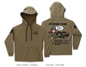 Custom 1483rd Trans Co. 1st PLT, 2ND SQ, Alpha Core Men's Hooded Performance Sweatshirt - PvQ5rG