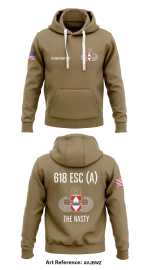 CUSTOM 618th ESC “THE NASTY” Store 1 Core Men's Hooded Performance Sweatshirt - avjBwz
