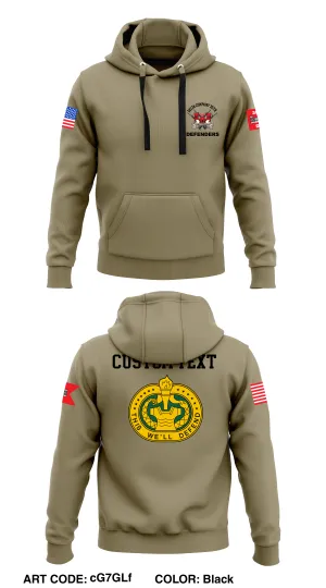 Custom D CO, 35TH BN, 1ST EN BDE Core Men's Hooded Performance Sweatshirt - cG7GLf