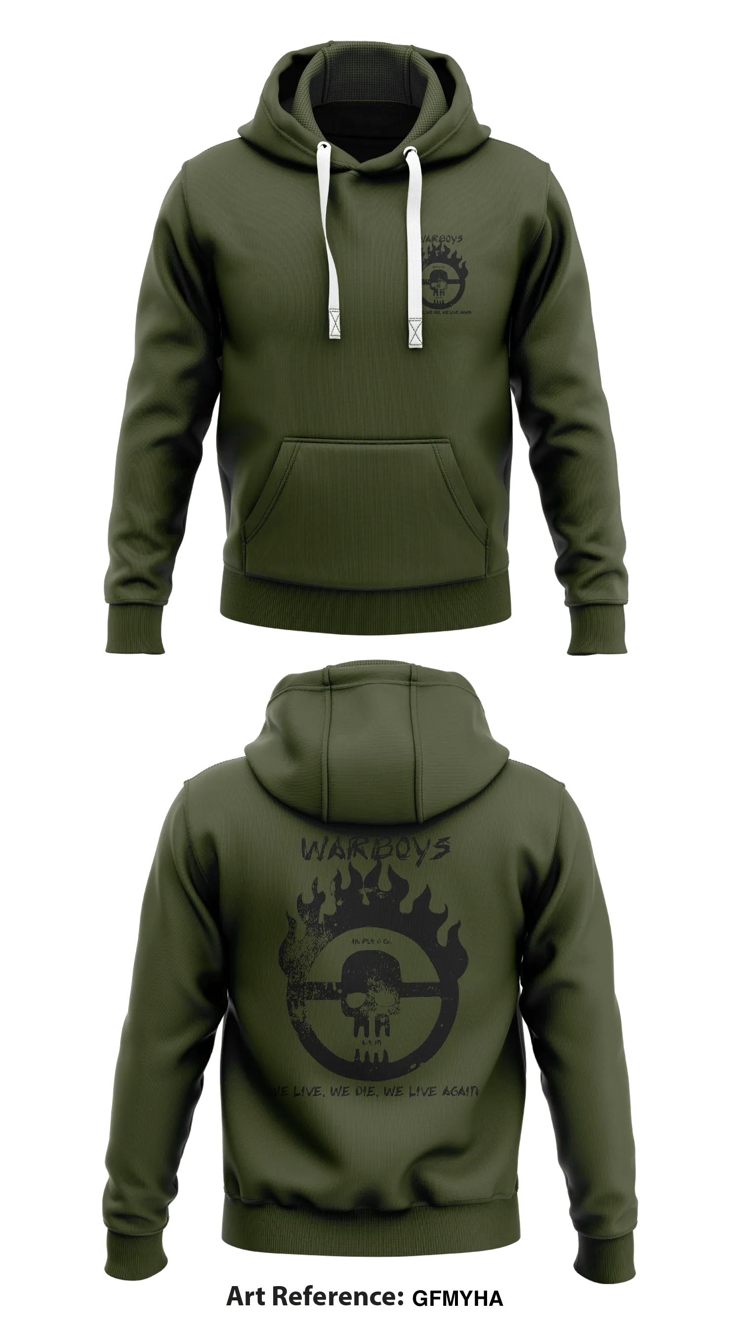 D 4-31 Warboys Store 1  Core Men's Hooded Performance Sweatshirt - gfMYha
