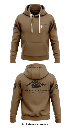 D CO, 2-22 IN, 1 BCT, 1th MTN Store 1  Core Men's Hooded Performance Sweatshirt - jTaWkj