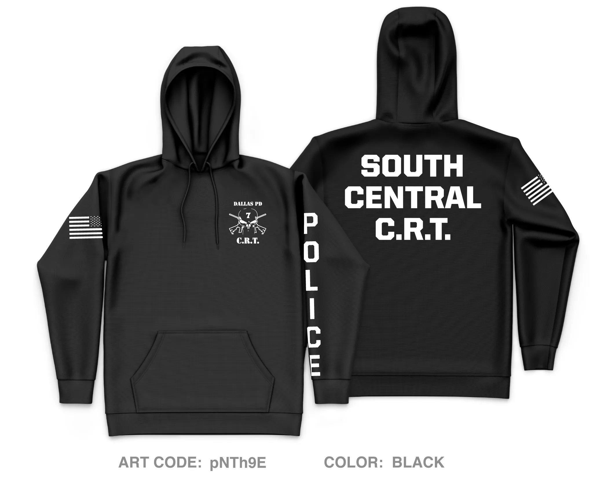 Dallas PD Store 1 Core Men's Hooded Performance Sweatshirt - pNTh9E