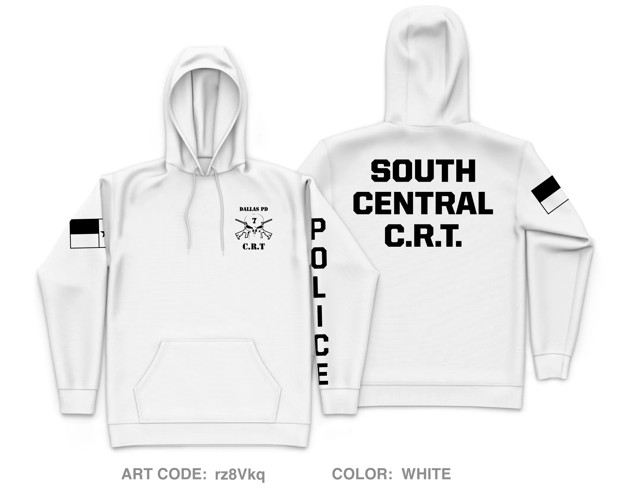 Dallas PD Store 1 Core Men's Hooded Performance Sweatshirt - rz8Vkq