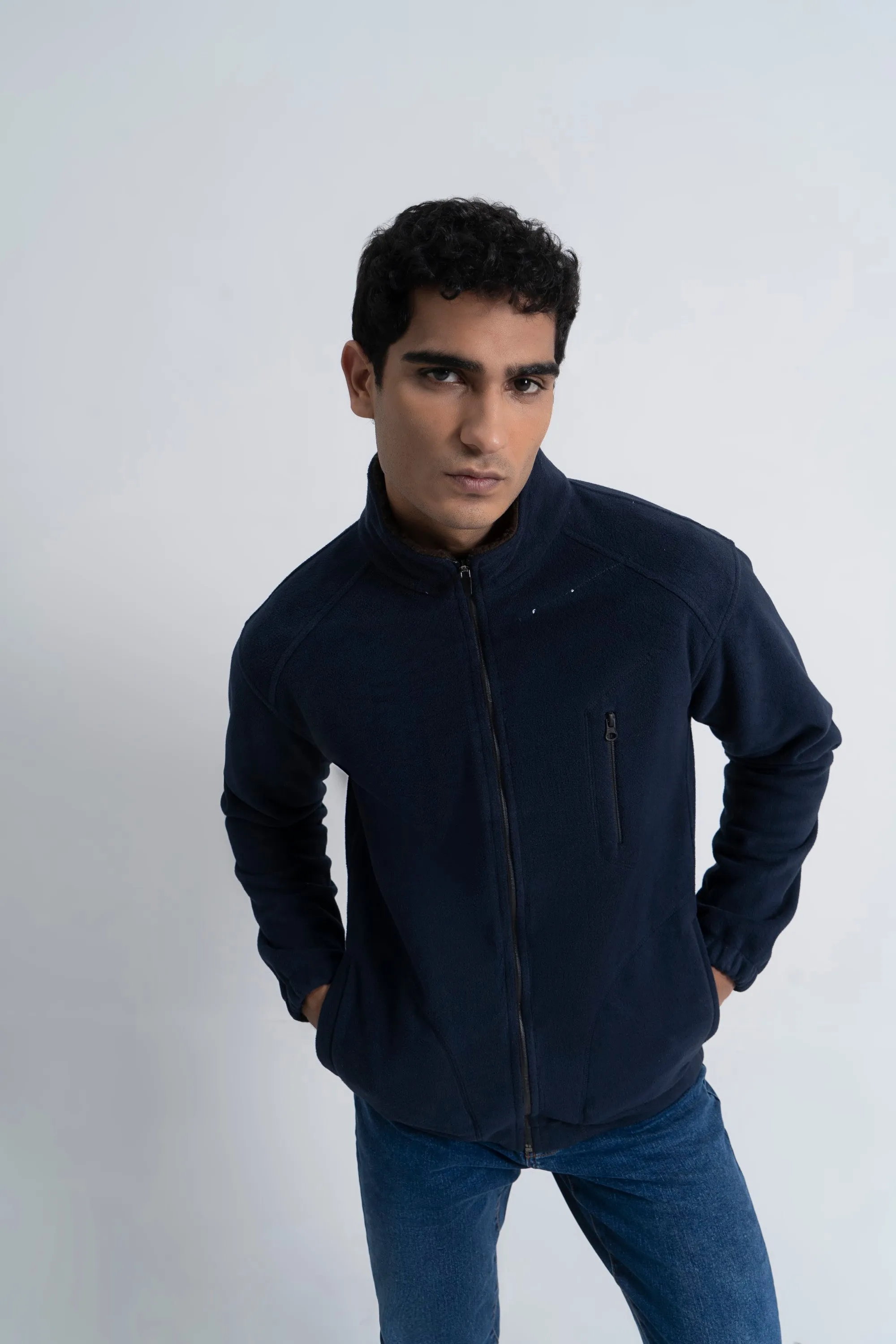 Dark Navy Gents Jacket