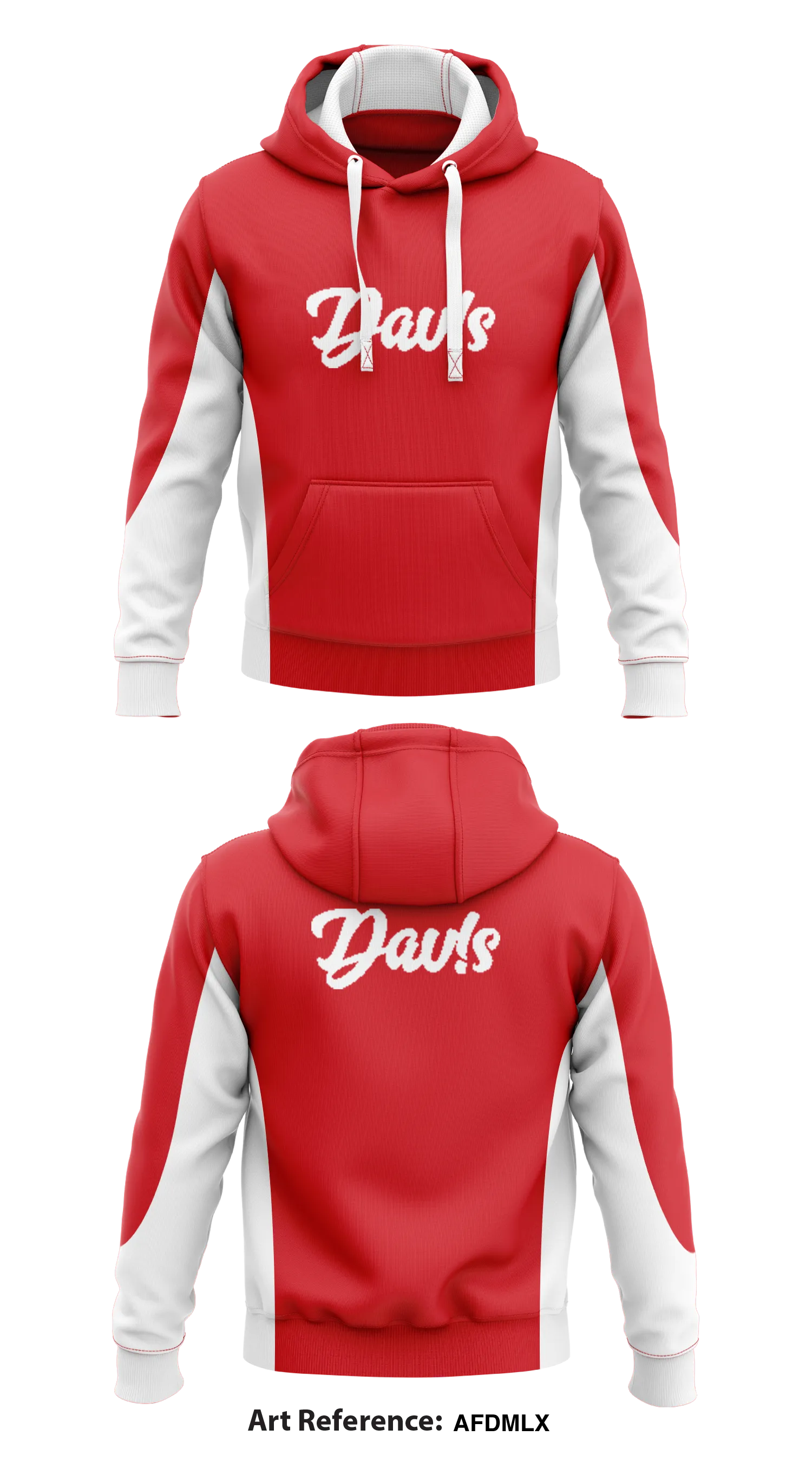 Dav!s Store 1  Core Men's Hooded Performance Sweatshirt - AFDmLx