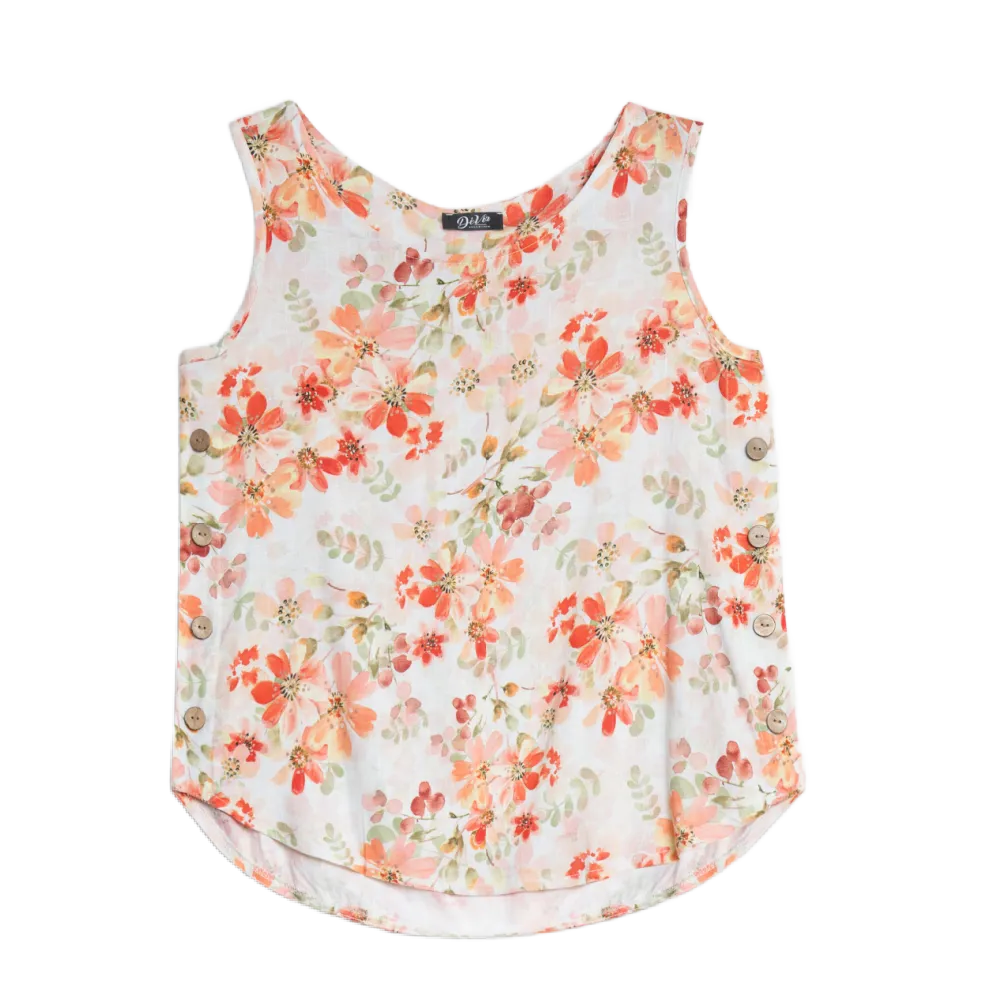 Devia Sleeveless Floral Top