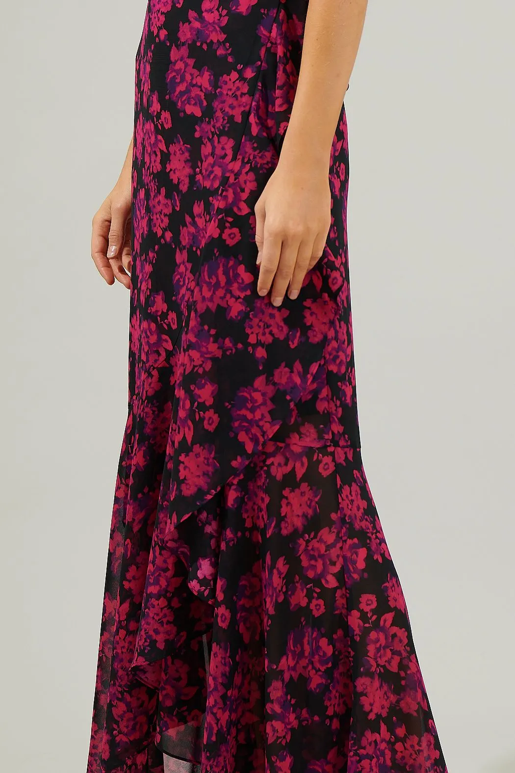 Doris Ruffle Maxi Dress