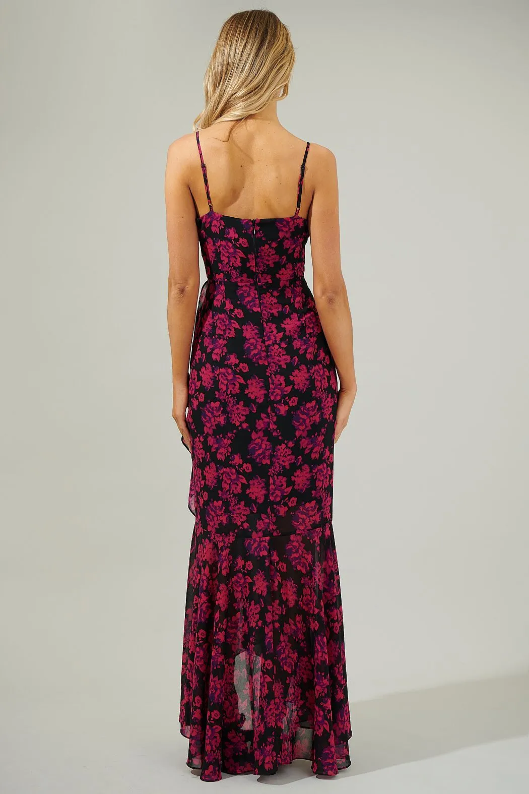 Doris Ruffle Maxi Dress