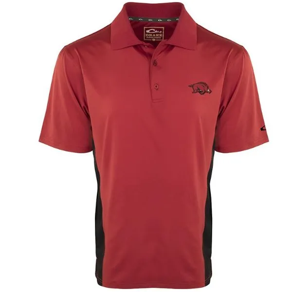Drake Arkansas Performance Polo Shirt with Mesh Sides