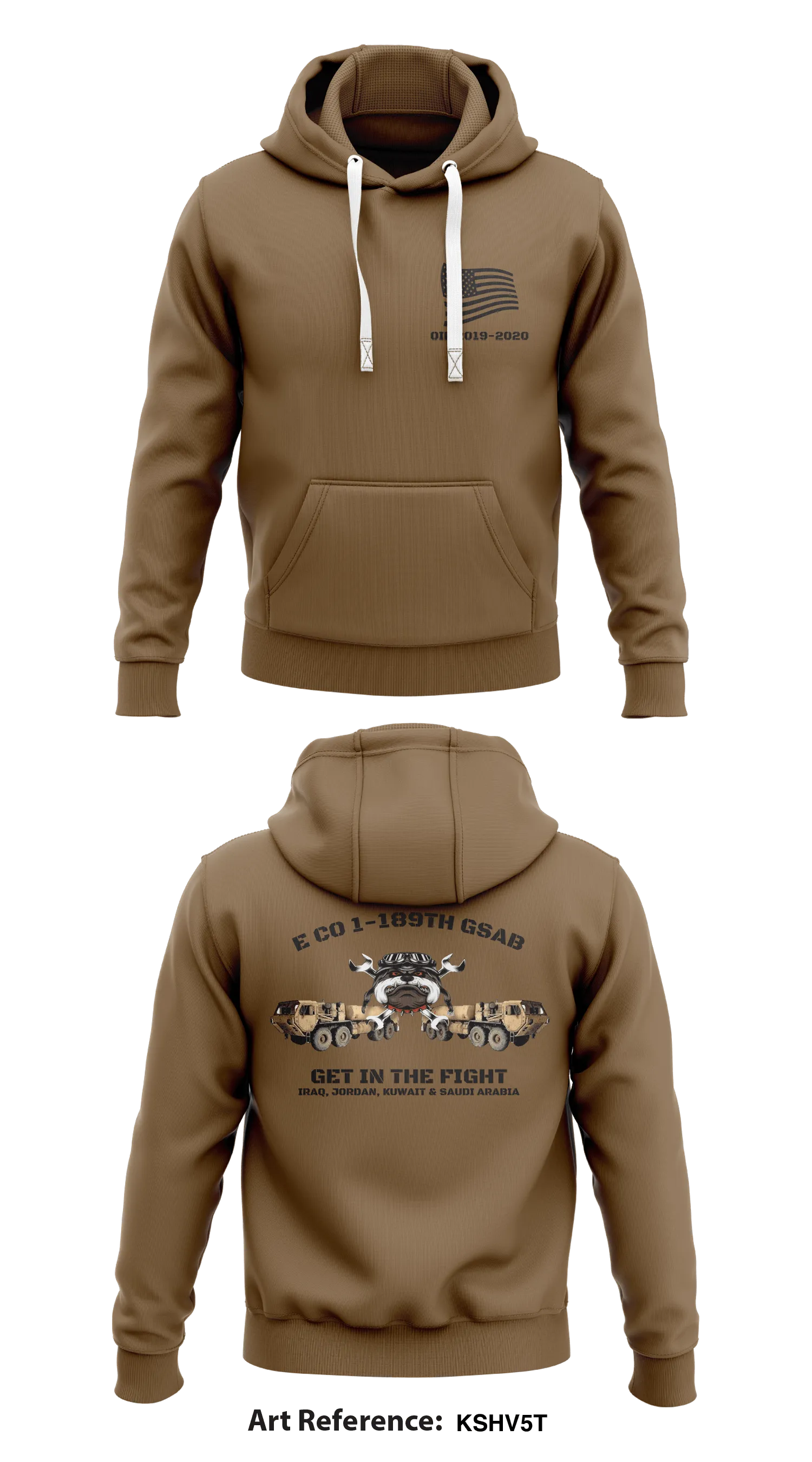E Co 1-189th GSAB  Store 1  Core Men's Hooded Performance Sweatshirt - KshV5T