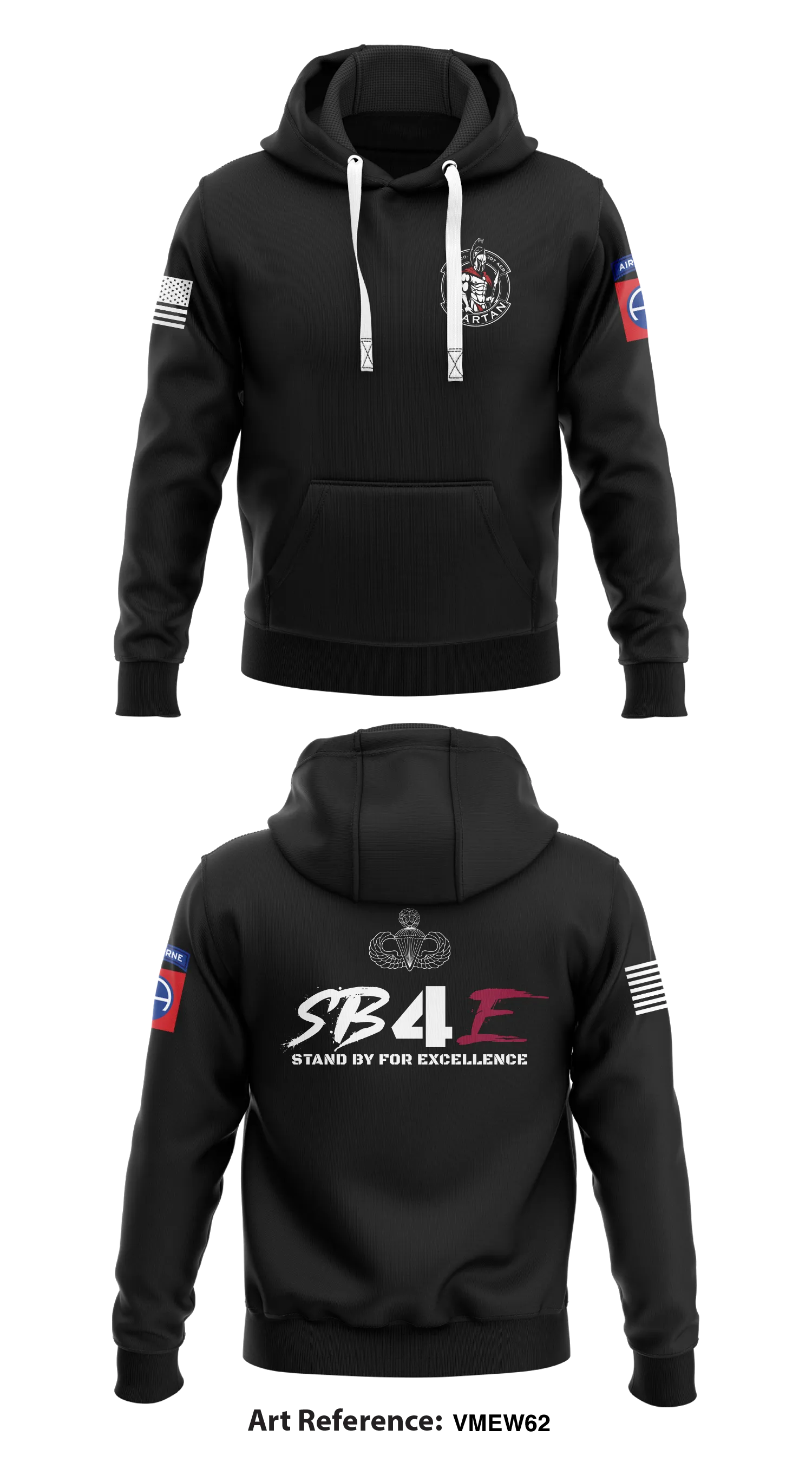 Echo Company “Spartans”, 37th AEB Store 1  Core Men's Hooded Performance Sweatshirt - h7NcBF