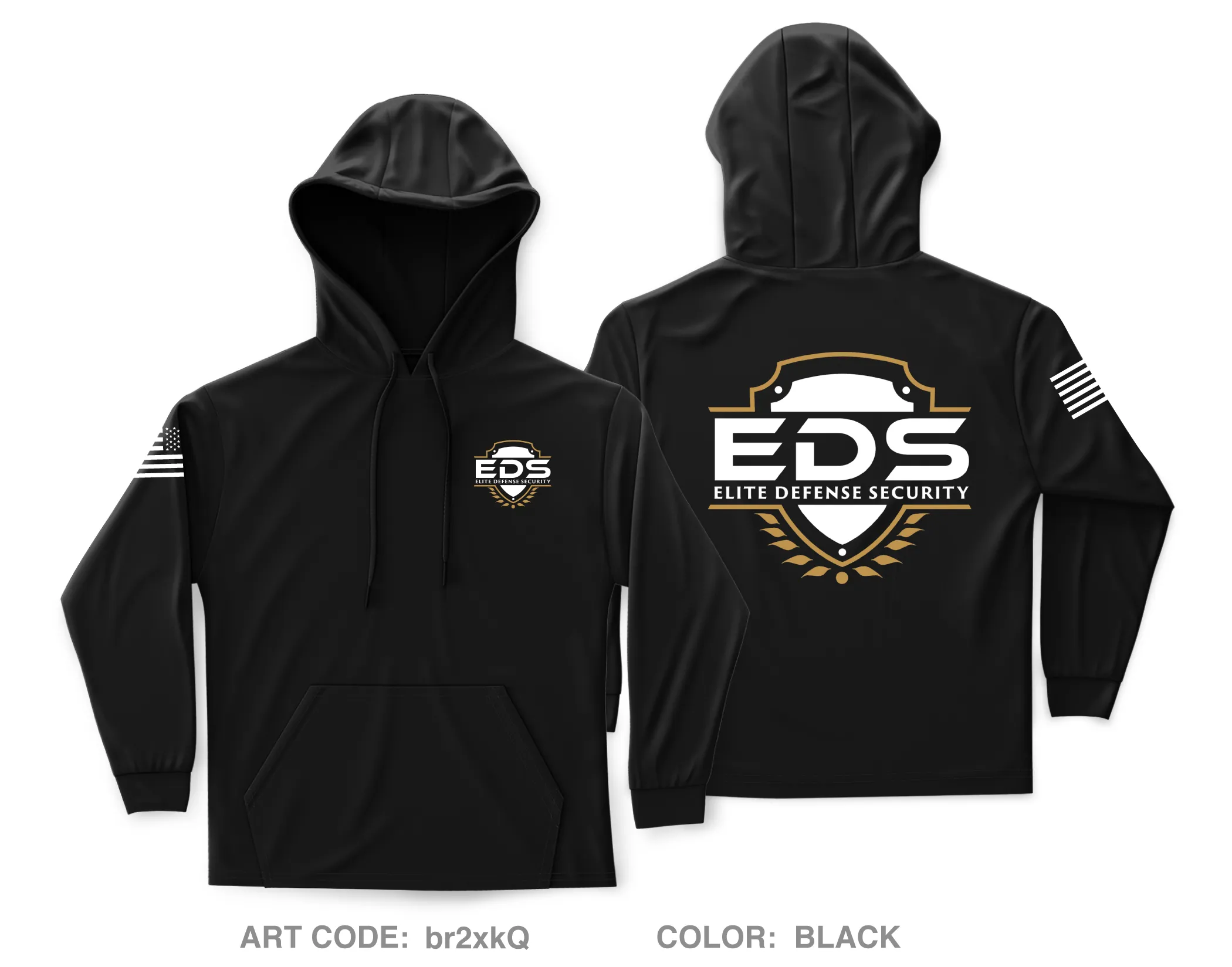 Elite Defense Security Core Men's Hooded Performance Sweatshirt - br2xkQ