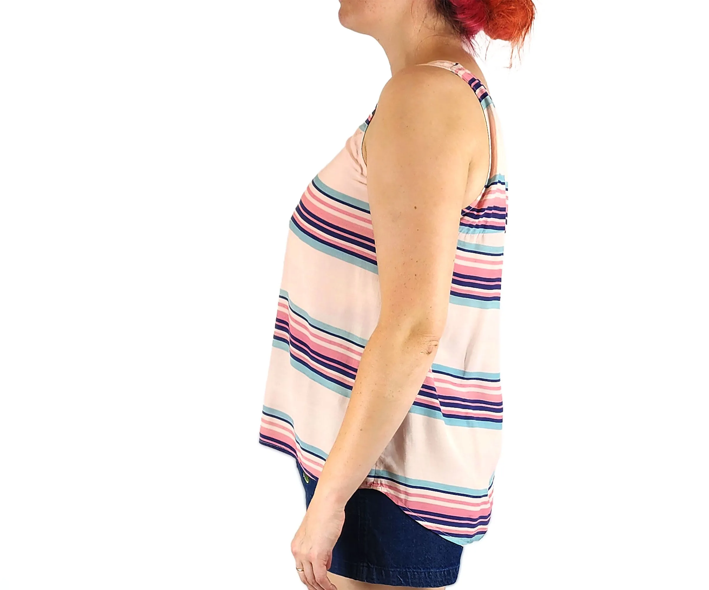 Ella Sanders striped top size Large