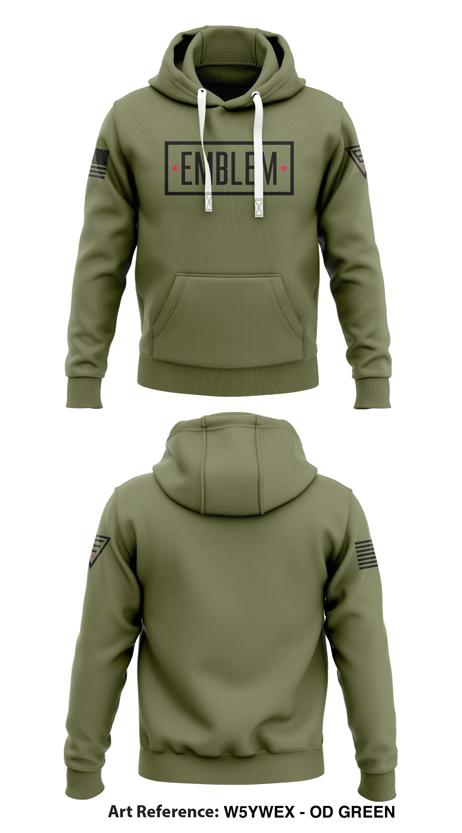 Emblem Athletic Team Store Core Men's Hooded Performance Sweatshirt - w5YWEX