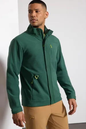 Encore Fleece Jacket with Chest Pocket - Pine Needle