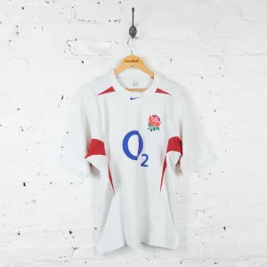 England 2003 Rugby Union Nike Shirt - White - XL
