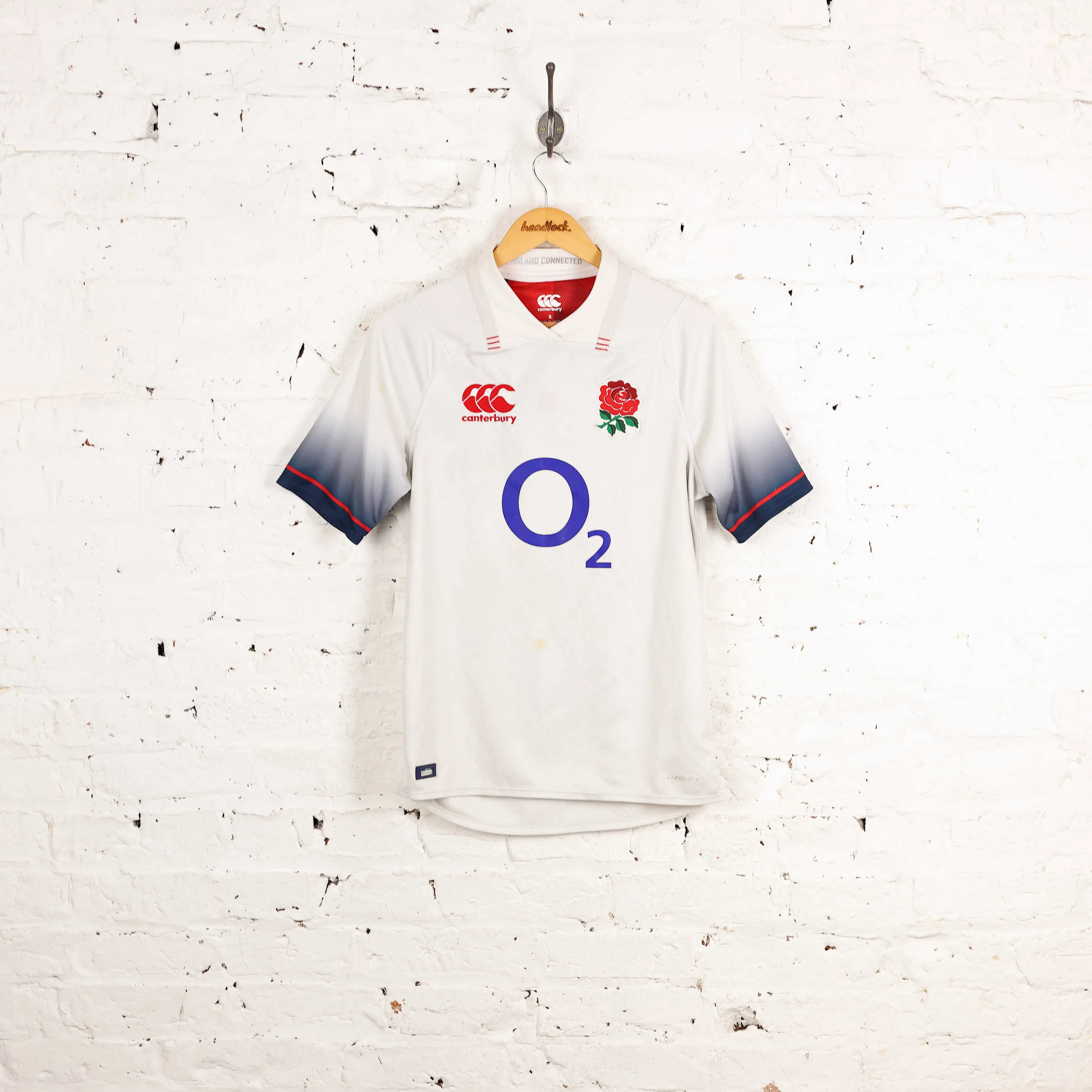England 2017 Canterbury Home Rugby Shirt - White - S