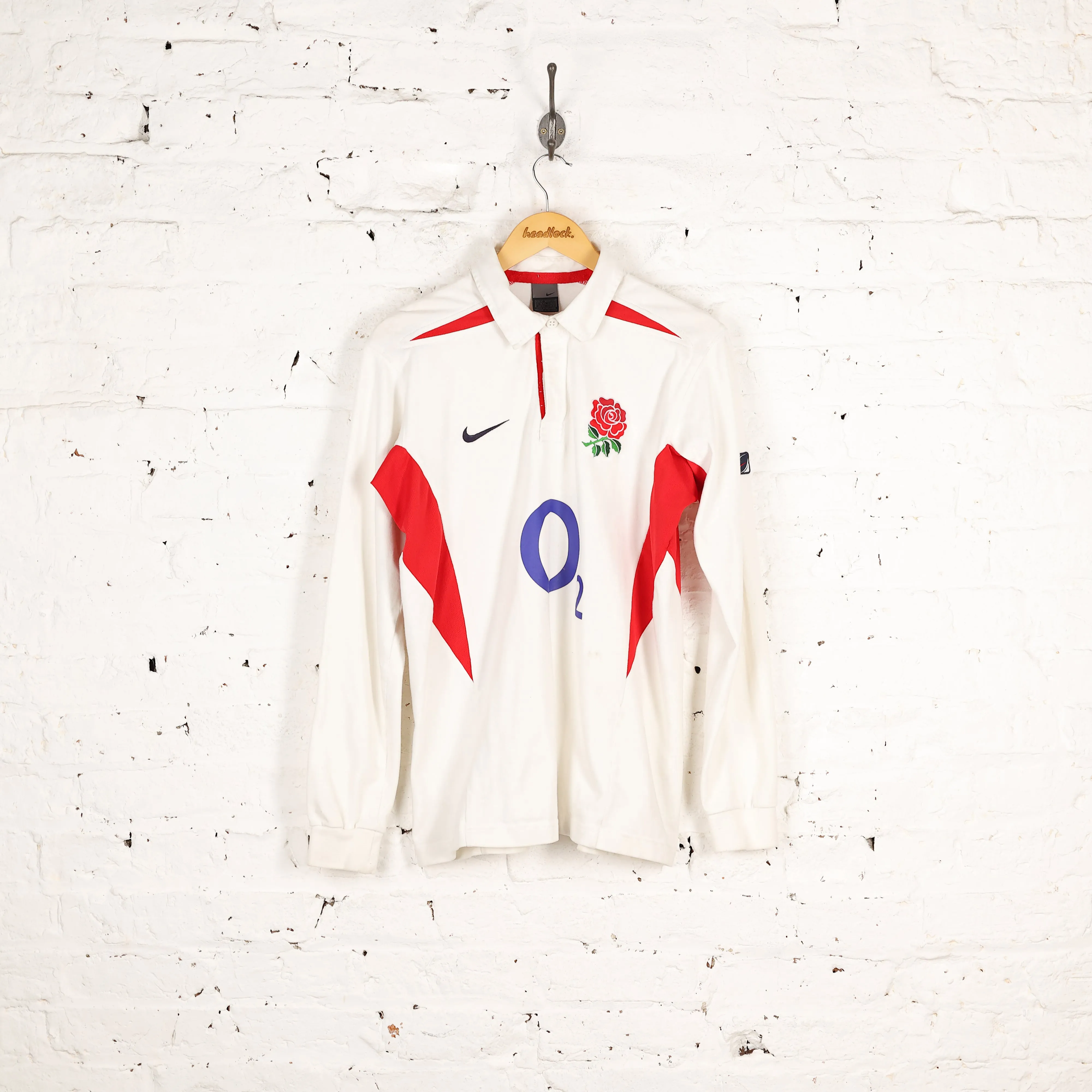 England Nike Rugby Shirt 2004 - White - M