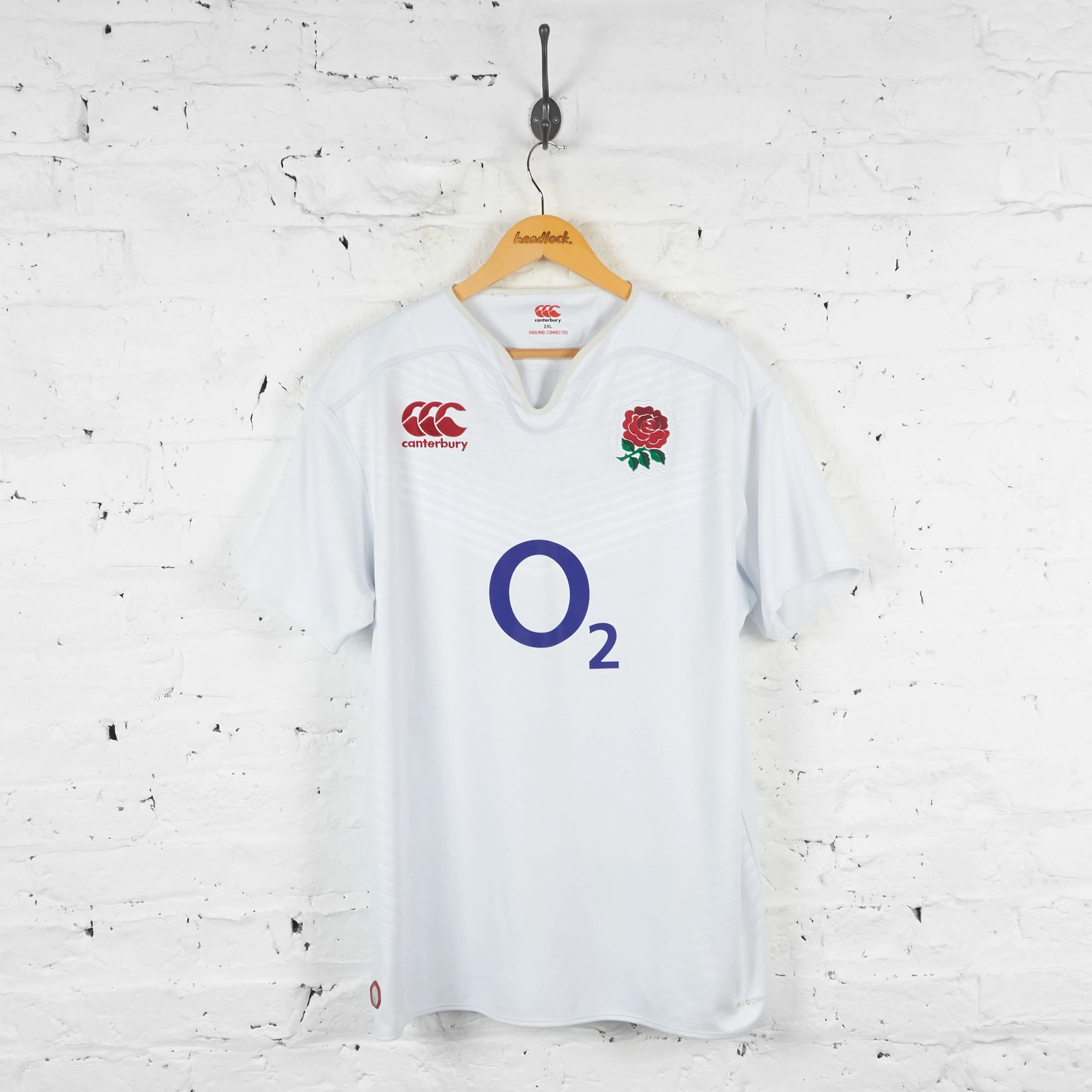 England Rugby 2012 Canterbury Home Shirt - White - XXL