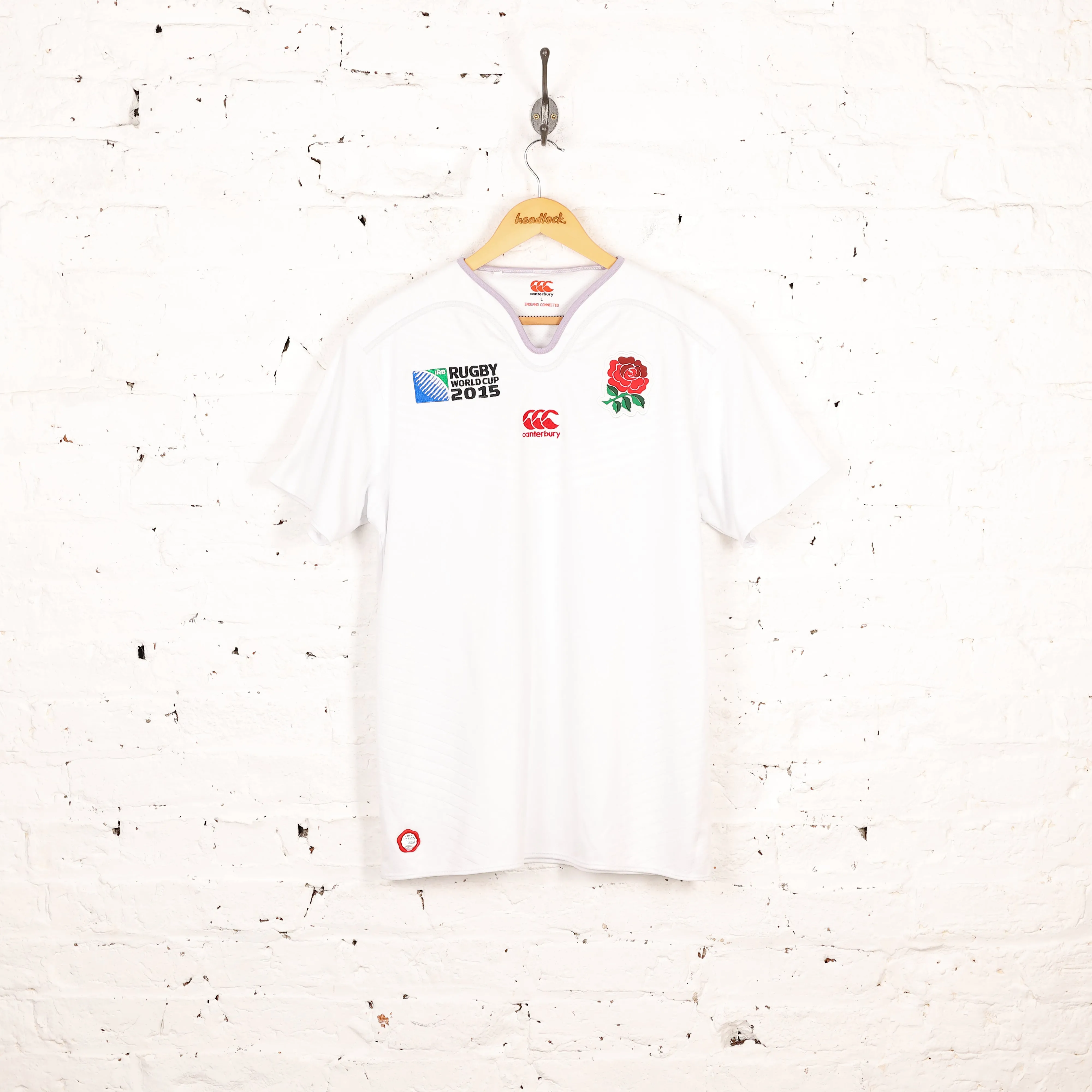 England Rugby Canterbury 2015 Shirt - White - L