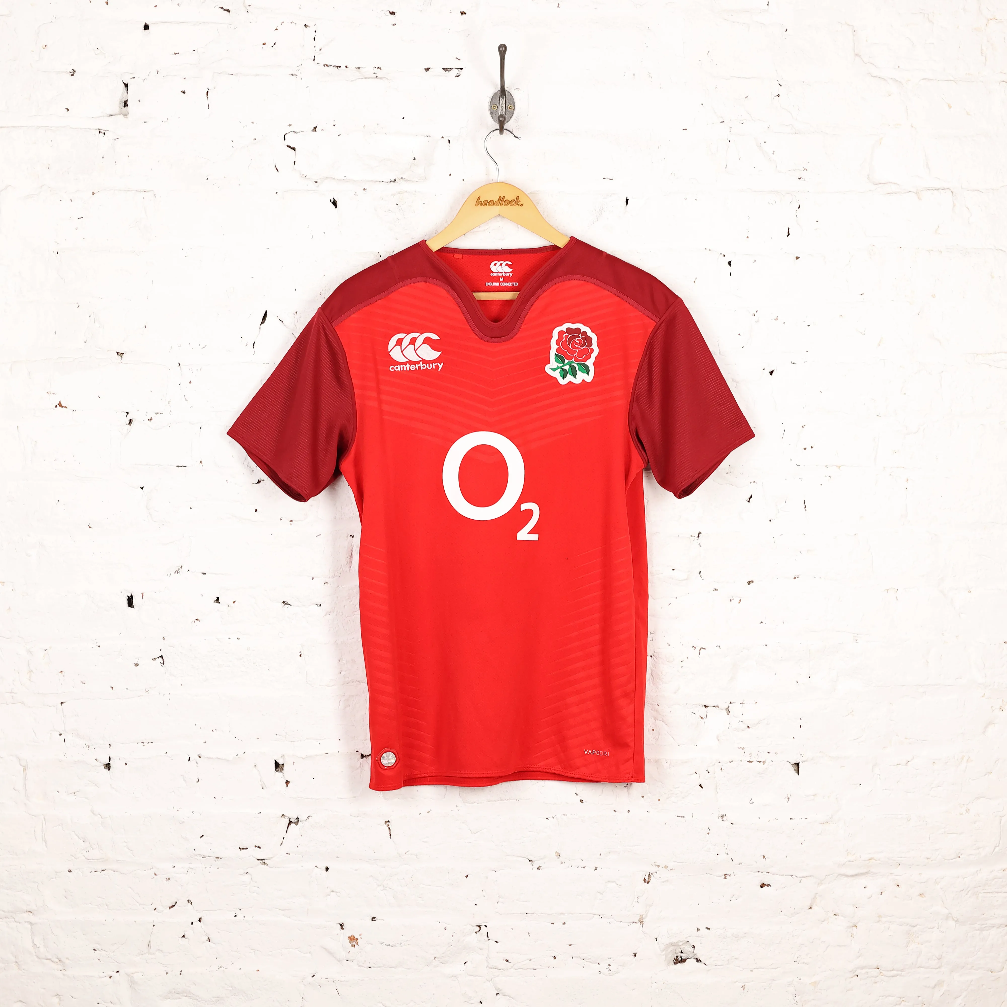 England Rugby Canterbury Away Shirt - Red - M