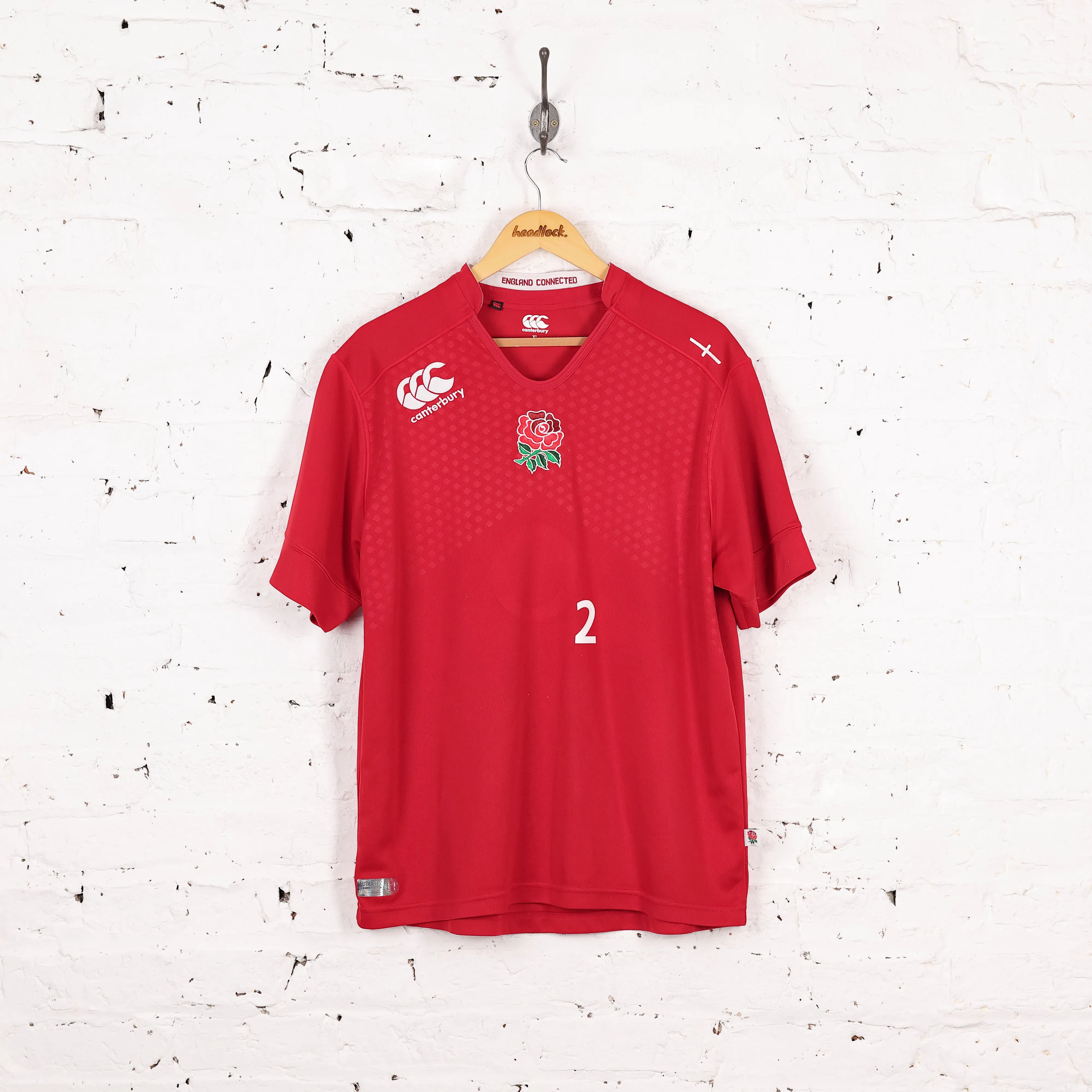 England Rugby Canterbury Away Shirt - Red - XL