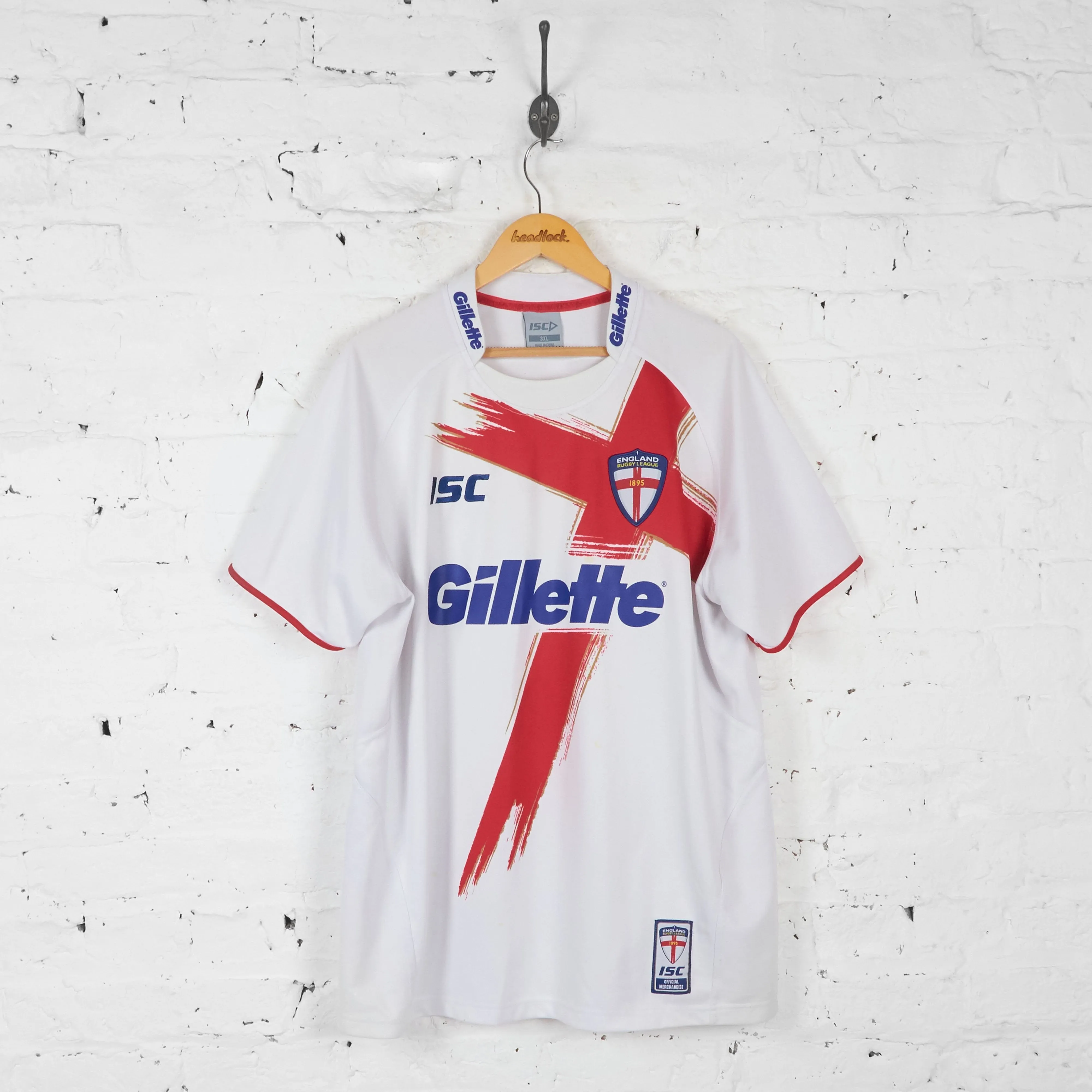 England Rugby League 2013 Shirt - White - XXXL