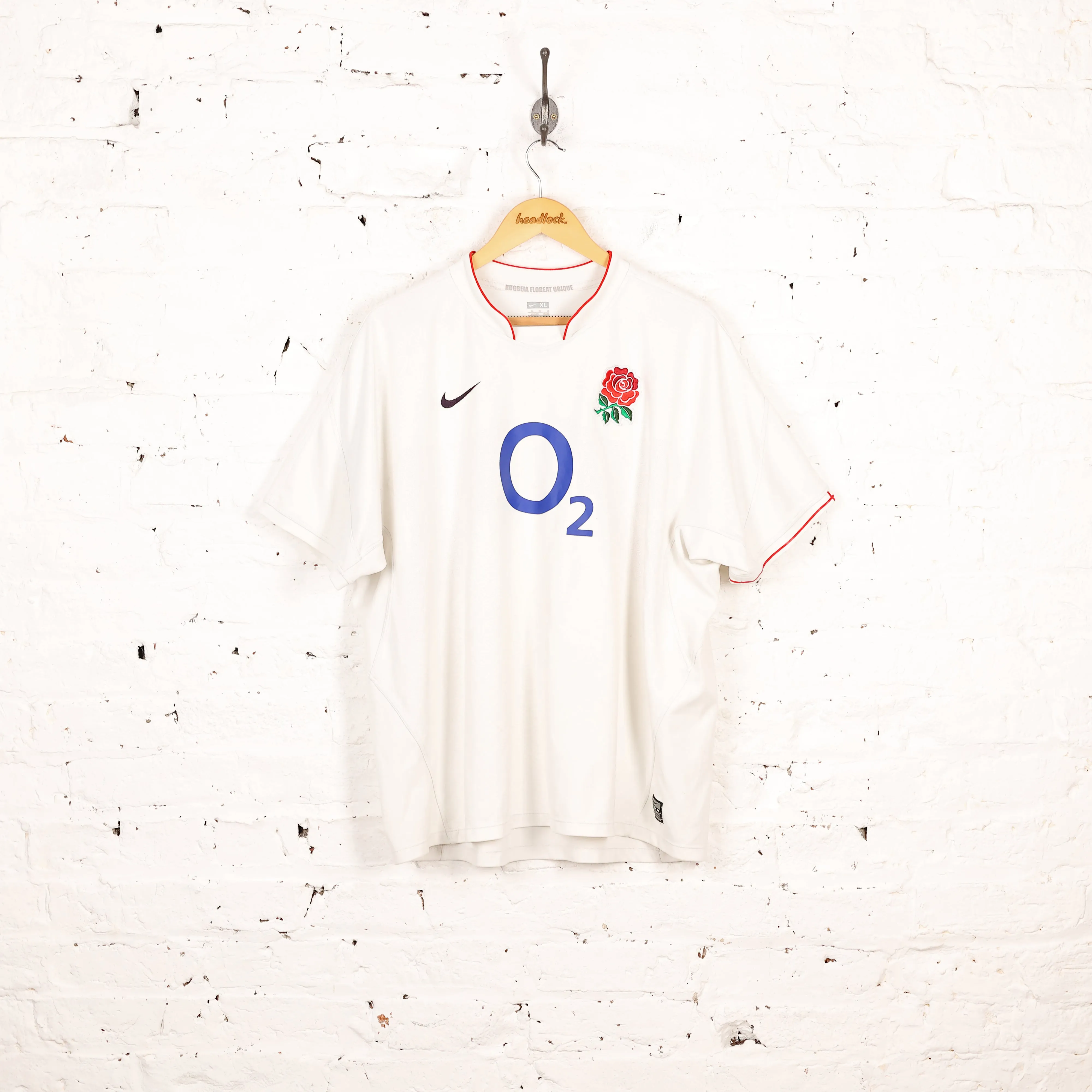 England Rugby Nike 2009 Home Shirt - White - XL