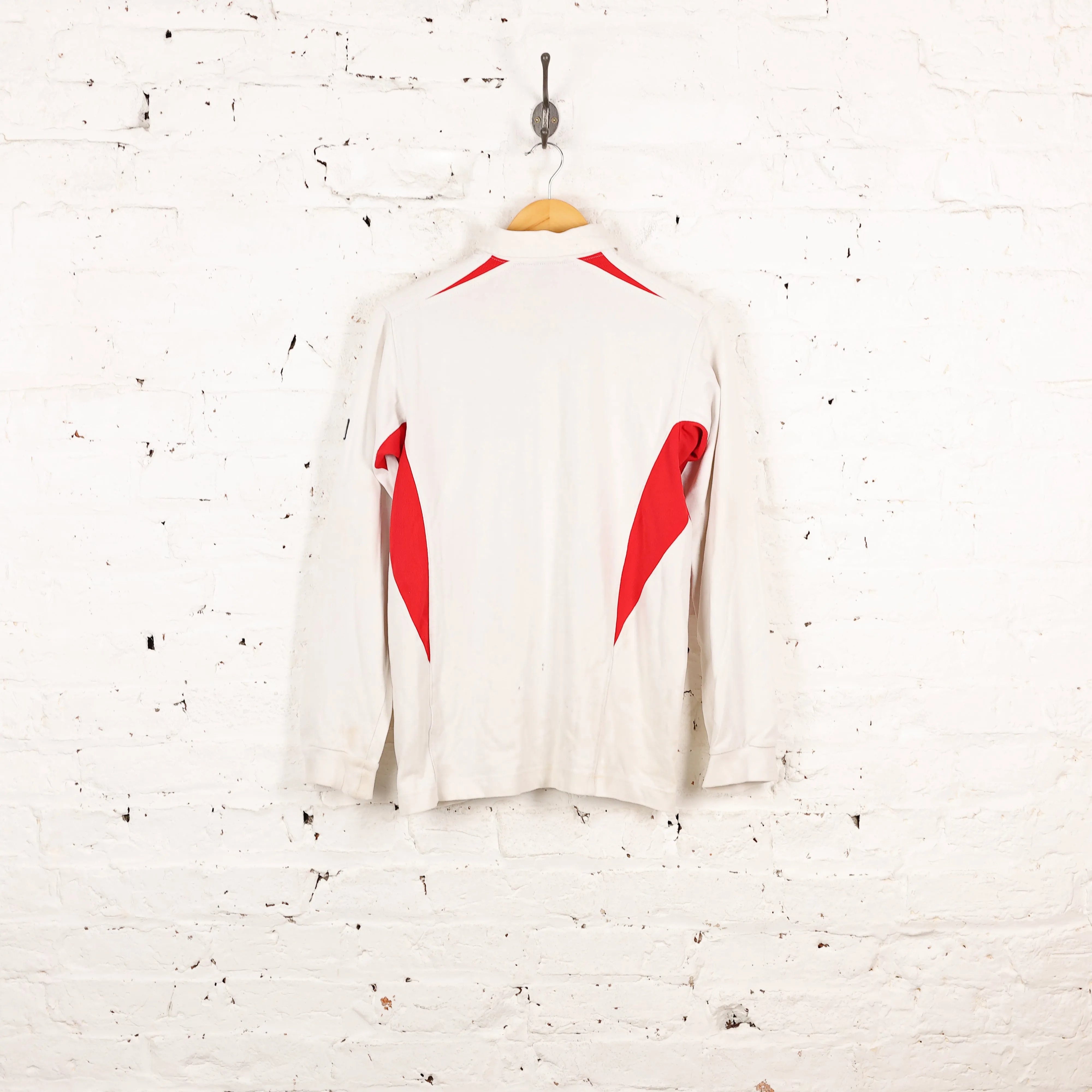 England Rugby Nike Long Sleeve Shirt - White - S