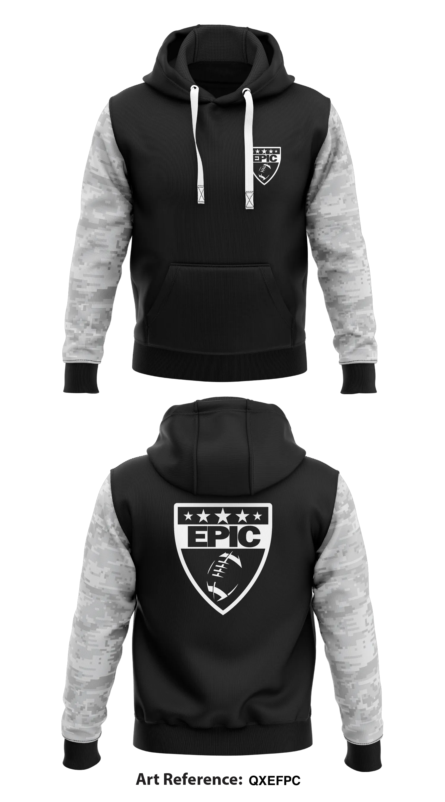 EPIC Athletics Store 1  Core Men's Hooded Performance Sweatshirt - QxefPC