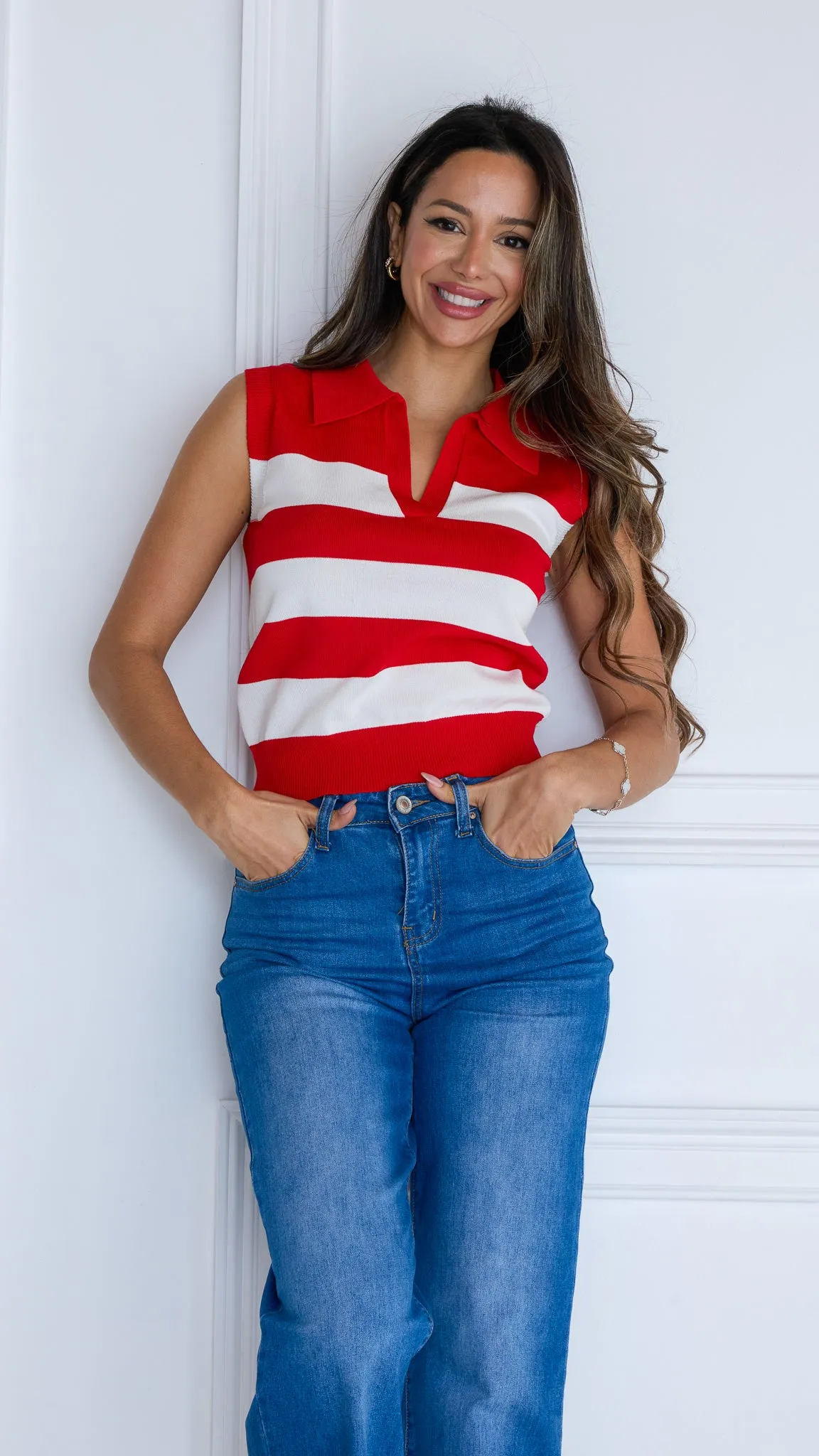 Erin Striped Top