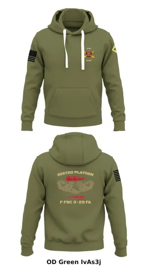 F Sfc 3-29, 4th ID  Store 1  Core Men's Hooded Performance Sweatshirt - IvAs3j