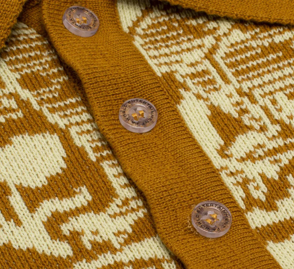 FANCY KNIT L/S POLO