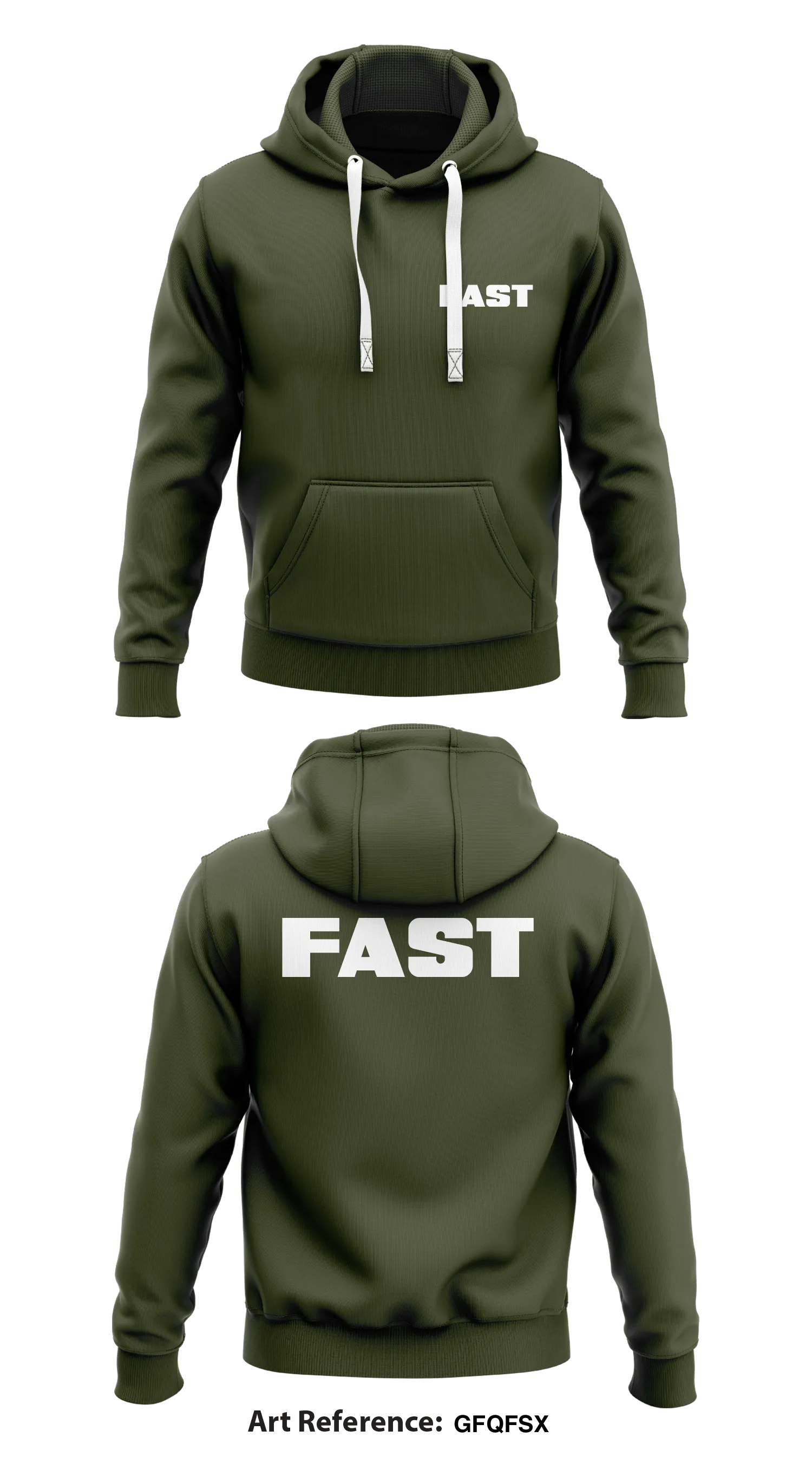 FAST Store 1  Core Men's Hooded Performance Sweatshirt - GfqfSx