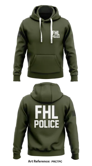 FHL Police Store 1  Core Men's Hooded Performance Sweatshirt - 50800511496