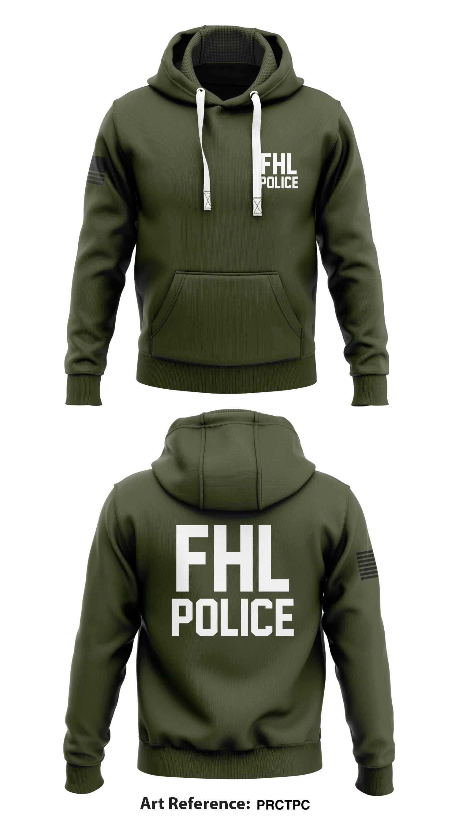 FHL Police Store 1  Core Men's Hooded Performance Sweatshirt - 50800511496