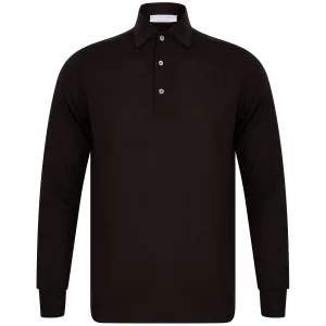 FILIPPO DE LAURENTIIS L/S ULTRA FINE MERINO POLO