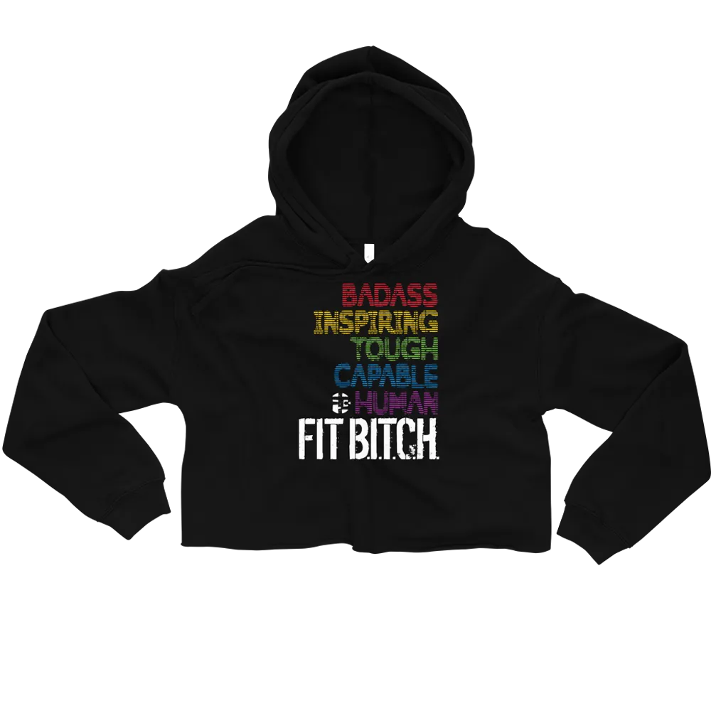 Fit Bitch - Crop - Hoodie - United