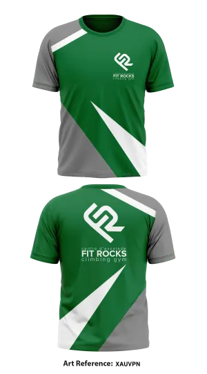 Fit Rocks Climbing Gym Store 1 Core Men's SS Performance Tee - xAuvPN