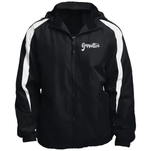 Fleece Lined Colorblock Hooded Jacket