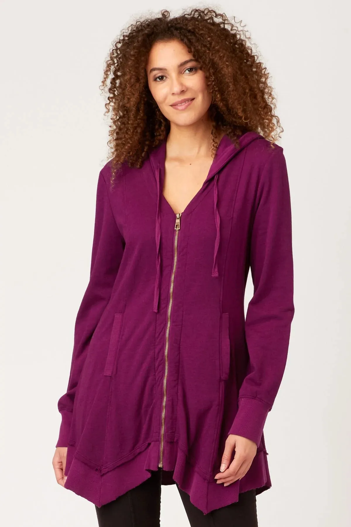 Fleece merchantile jacket in anemone