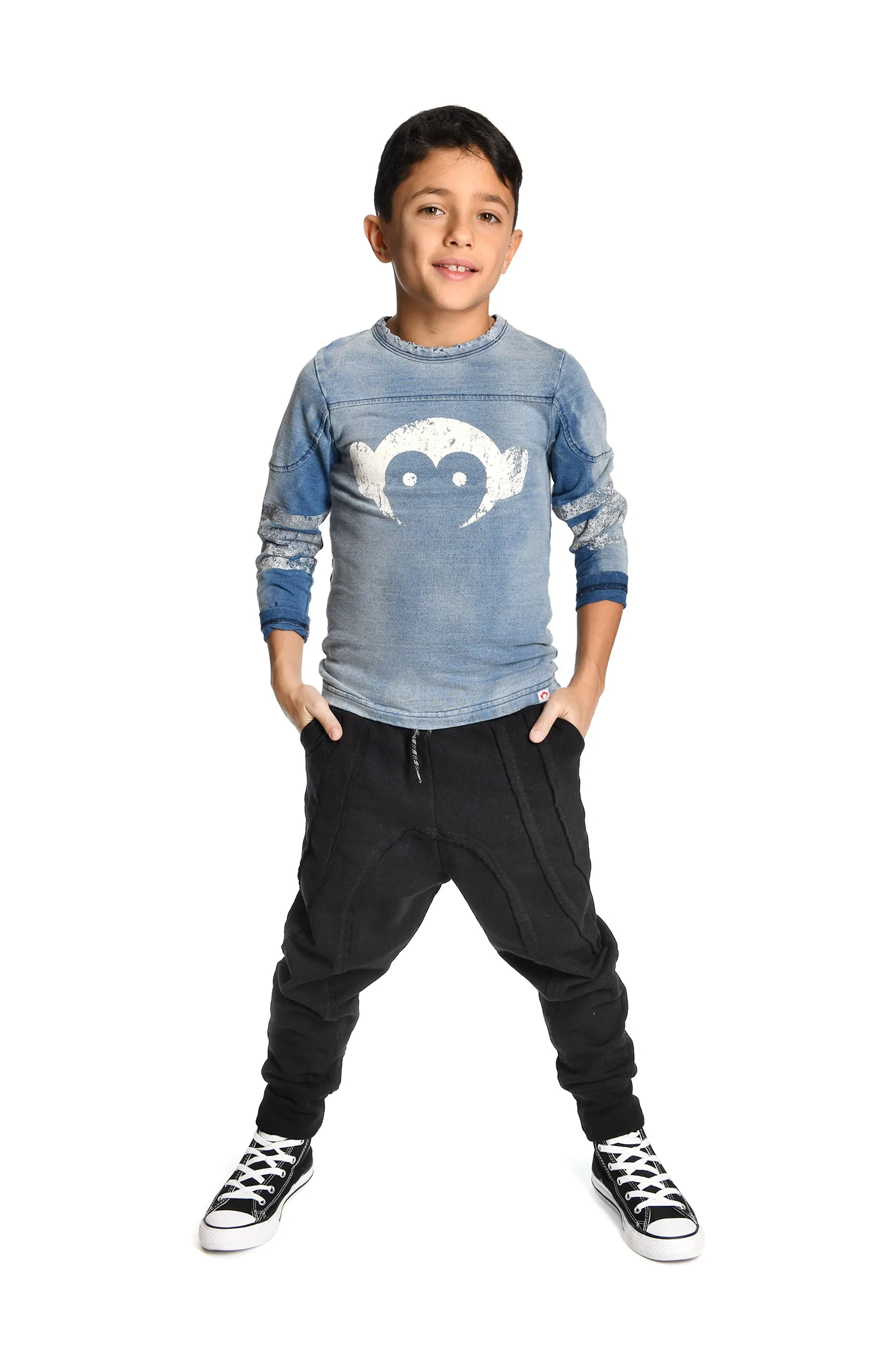 FOOTBALL JERSEY BLUE WASH