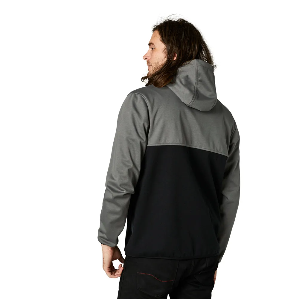 FOX BARRICADE SOFTSHELL FLEECE HOODY [PEWTER] XXL