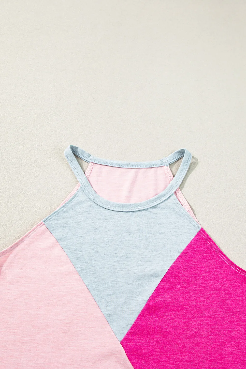Geometric Sleeveless Top