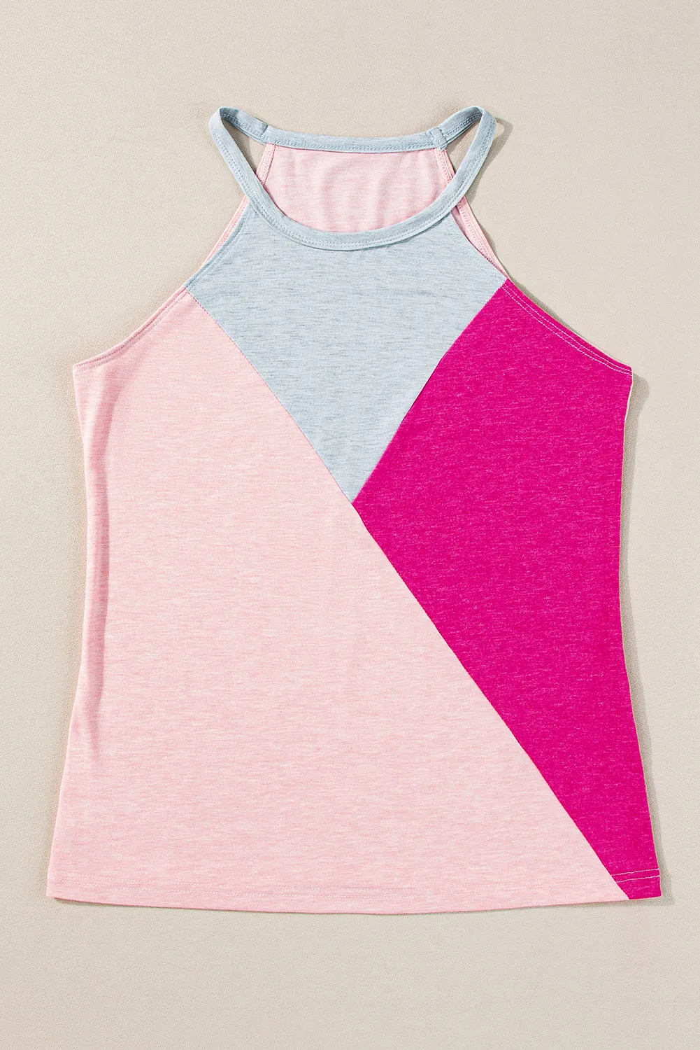 Geometric Sleeveless Top